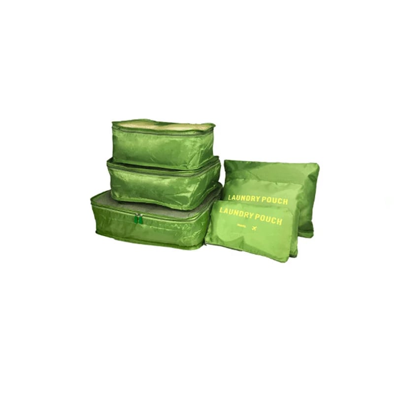 DJIWJDCDA ✈6 pieces portable luggage packing cubes🧳