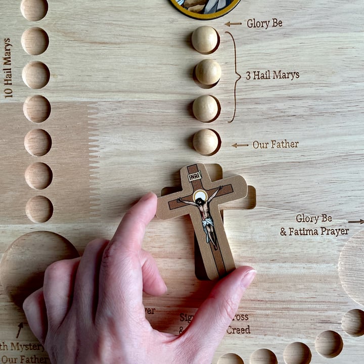 DJIWJDCDA ⏰Last Day Promotion 49% OFF⏰Wooden Rosary Board（BUY 2 FREE SHIPPING）