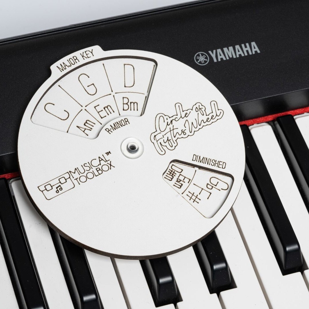 DJIWJDCDA 🔥Circle of Fifths Wooden Musician Melody Wheel