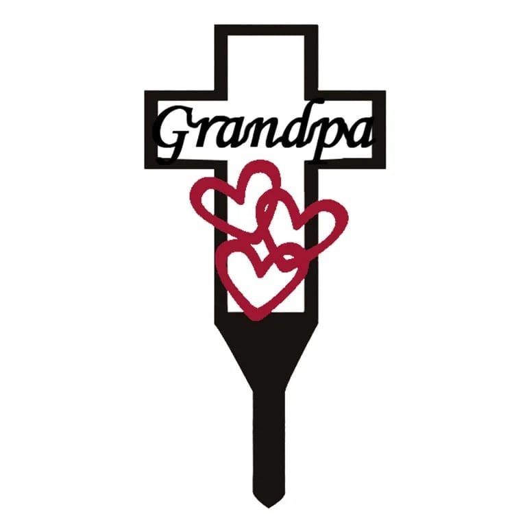 DJIWJDCDA Memorial Day Sale 70%OFF - Cemetery Memorial Cross Stake for Parents