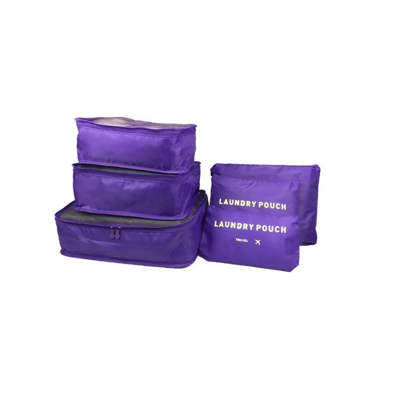 DJIWJDCDA ✈6 pieces portable luggage packing cubes🧳