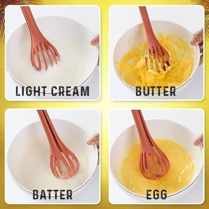 DJIWJDCDA (New Year Promotion- SAVE 48% OFF)Kitchen Tongs Egg Whisk🔥BUY MORE SAVE MORE🔥