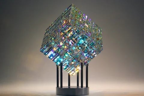 DJIWJDCDA ✨Fantasy magic chroma cube art decoration ornaments