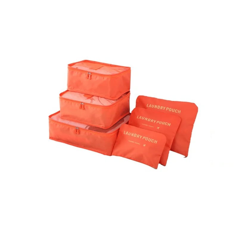 DJIWJDCDA ✈6 pieces portable luggage packing cubes🧳