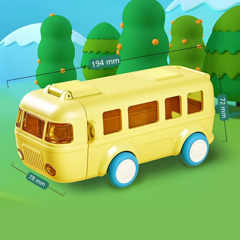 DJIWJDCDA Portable Water Cup in Bus Shape