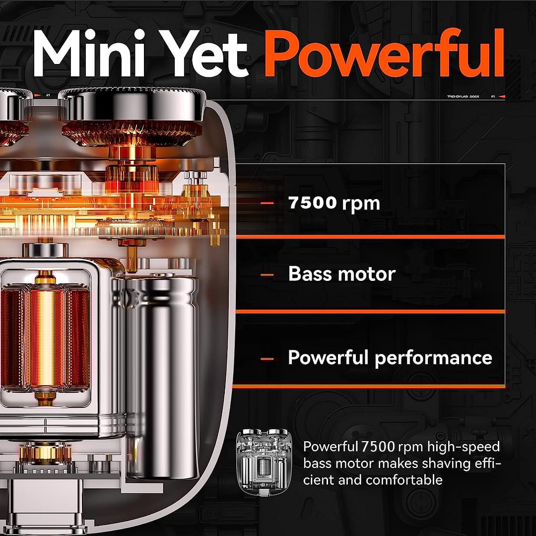 DJIWJDCDA 2023 New Upgrade Pocket Shaver USB Mini Shavers for Men Rechargeable Waterproof Compact Electric Razor for Home, Car, Travel