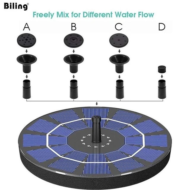 DJIWJDCDA LAST DAY 60% OFF🔥Solar-Powered Bird Fountain Kit