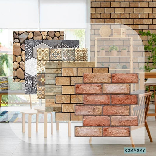 DJIWJDCDA 3D Peel and Stick Wall Tiles
