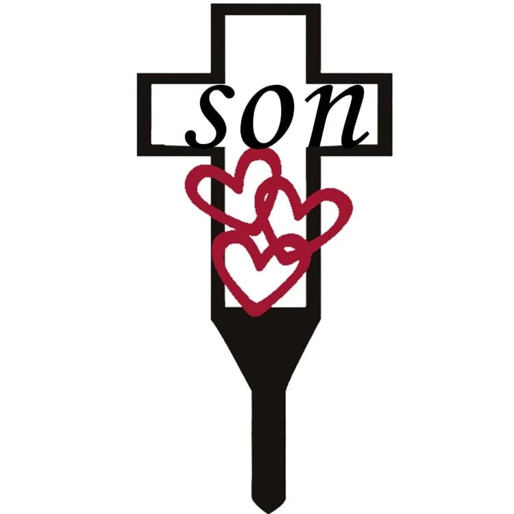 DJIWJDCDA Memorial Day Sale 70%OFF - Cemetery Memorial Cross Stake for Parents