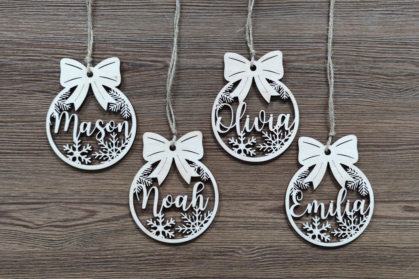 DJIWJDCDA 🎄Personalized Christmas Ornaments - perfect for every friend and family member