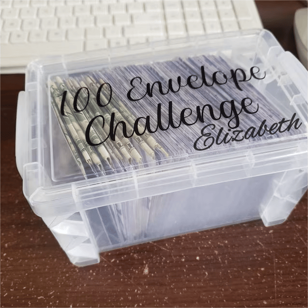 DJIWJDCDA ✉️100 Envelope Challenge Box Set|Easy And fun Way To Save $5,050