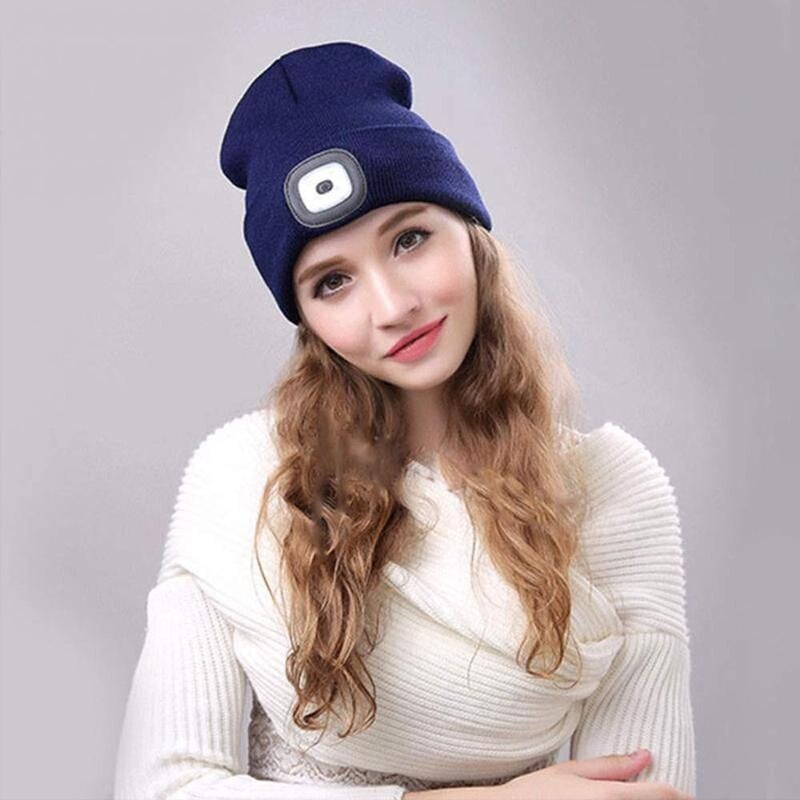 (Christma Hot Sale- 50% OFF) Led Knitted Beanie Hat