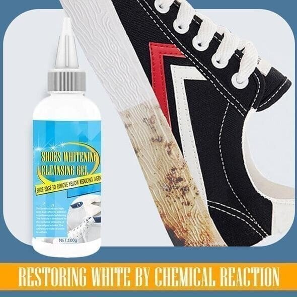 DJIWJDCDA Shoes Whitening Cleaning Set Anti-Oxidation Gel (A Masking Tape Free)