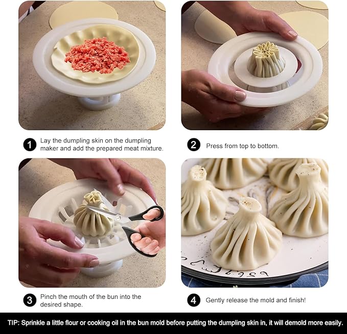Flower Shaped Bun & Dumpling Machine💥Buy 2 Get 10% OFF